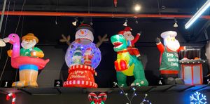 240CM SNOWMAN GLOBE WITH SPECIAL LIGHT EFFECT - 200-1600038/1